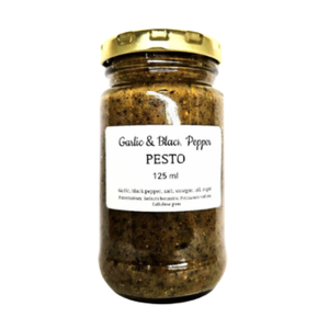 Pesto – Garlic & Black Pepper 125ml